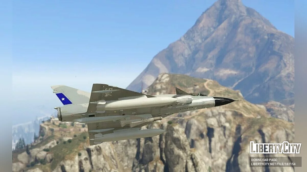 Mirage 5 (ВВС Чили) [Add-On] 1.0 / GTA 5
