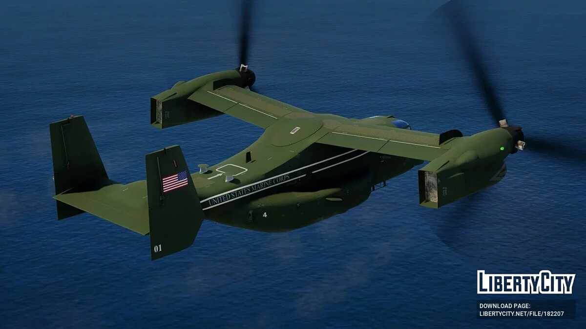 MV-22B Osprey HMX-1 Presidential Fleet 1.0 / GTA 5