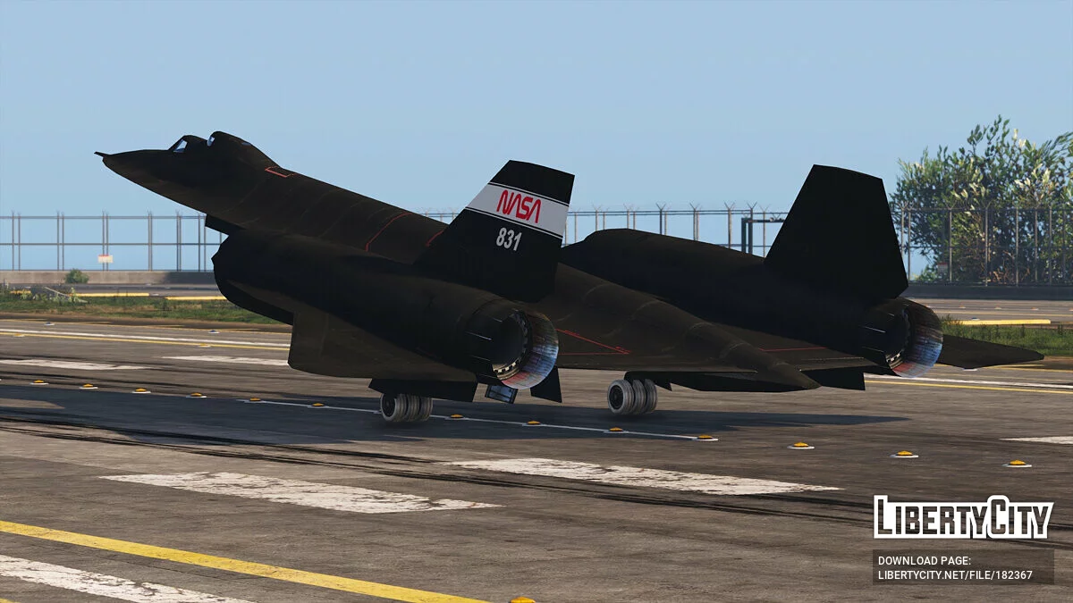 SR-71B Blackbird Trainer Aircraft [Add-On | Tuning] 1.0 / GTA 5