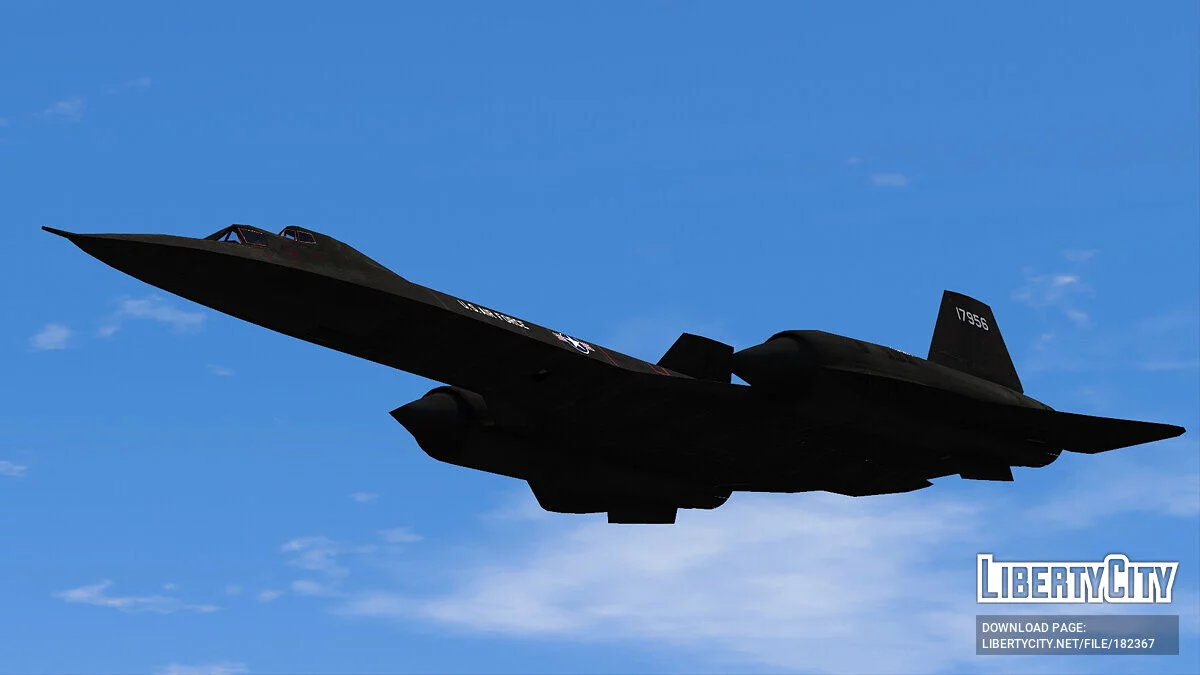 SR-71B Blackbird Trainer Aircraft [Add-On | Tuning] 1.0 / GTA 5