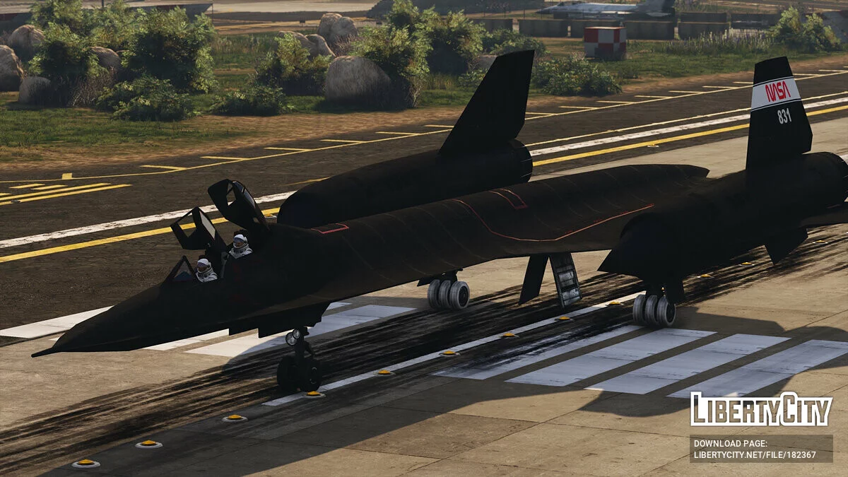 SR-71B Blackbird Trainer Aircraft [Add-On | Tuning] 1.0 / GTA 5