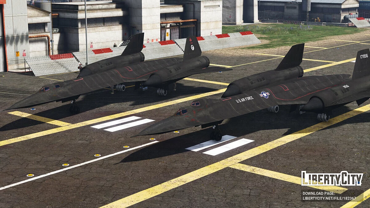 SR-71B Blackbird Trainer Aircraft [Add-On | Tuning] 1.0 / GTA 5
