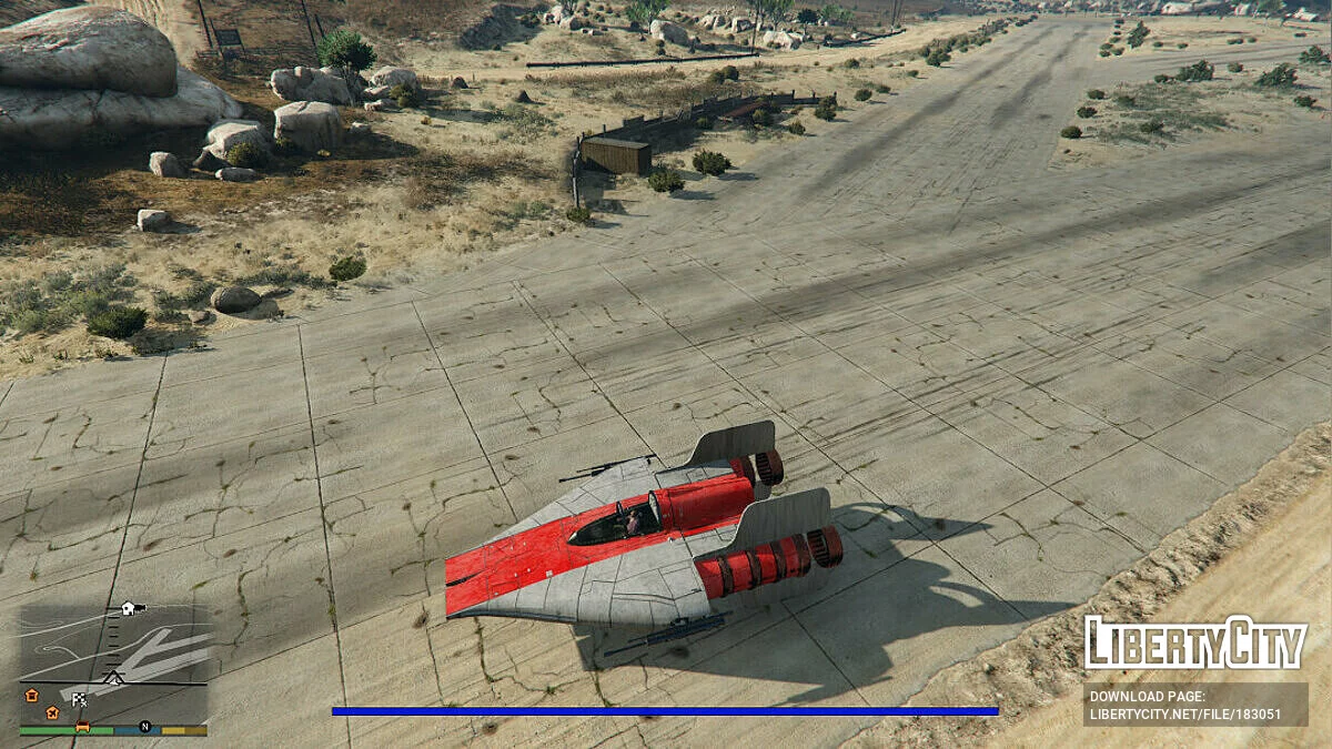 Star Wars A-wing [Add-On] 1.0 / GTA 5