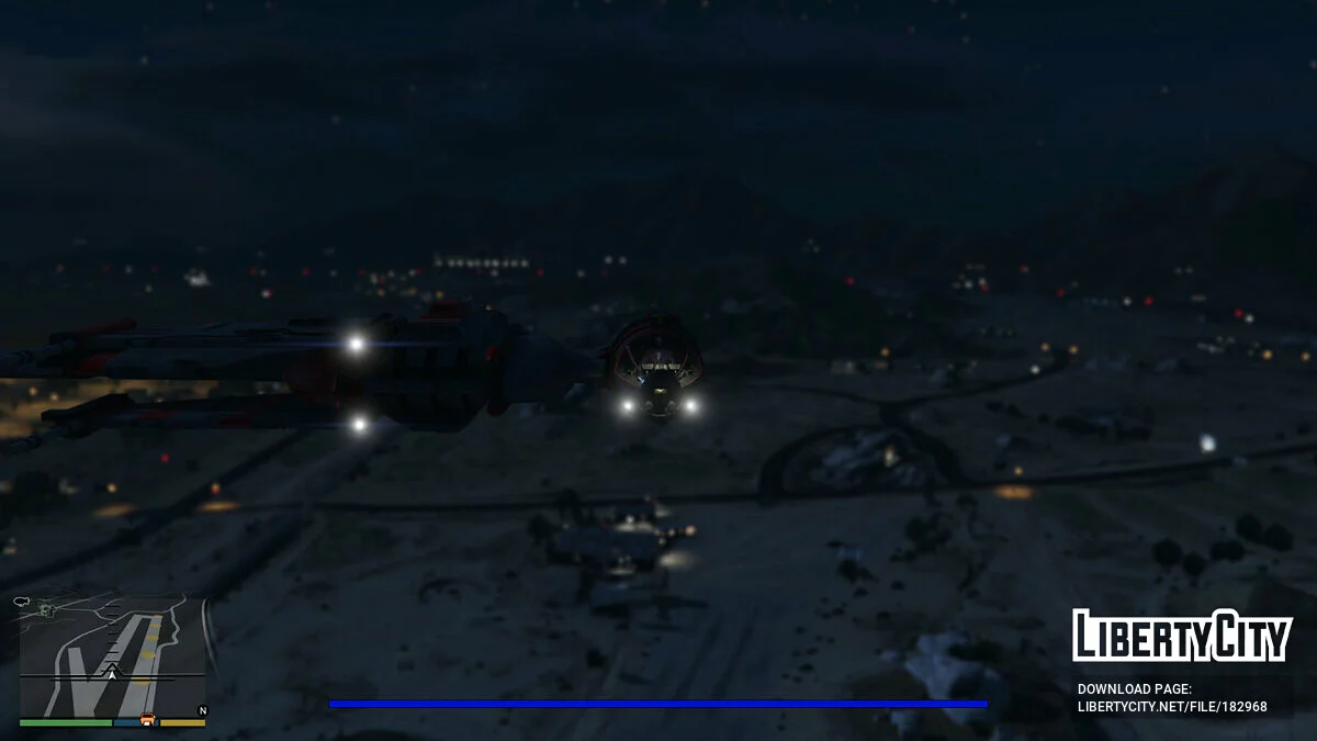 Star Wars B-WING [Add-On] 0.1 / GTA 5