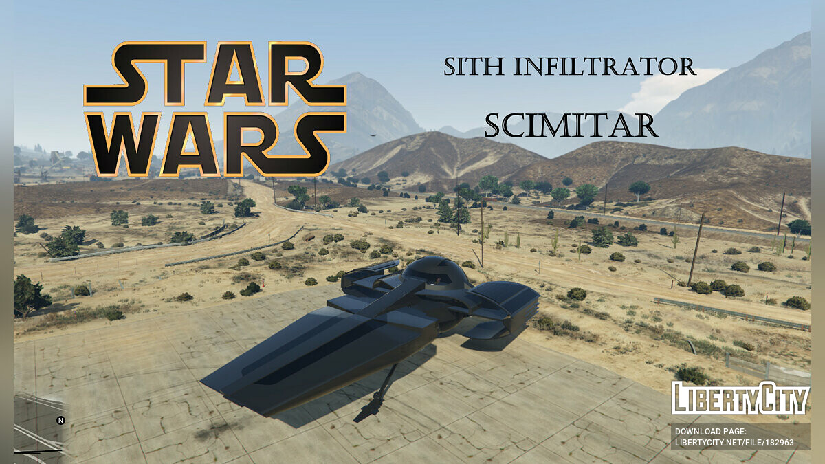 Star Wars Sith Infiltrator [Add-On] 0.1 для GTA 5 - Картинка #1