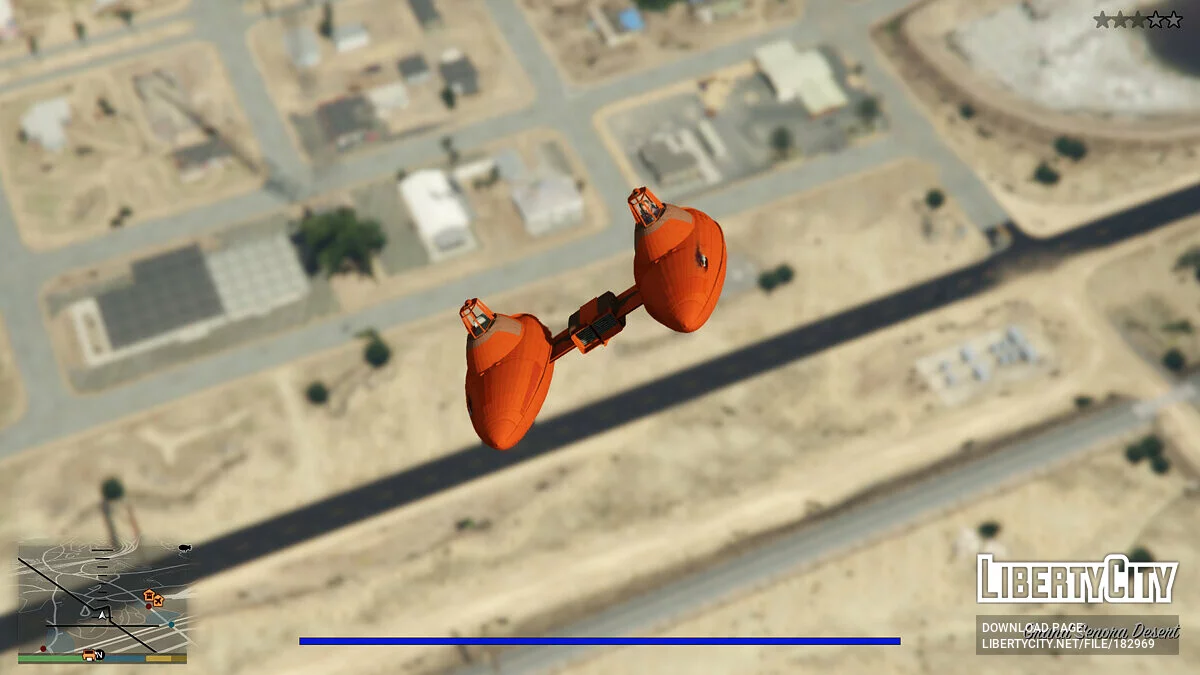 Star Wars Twin Pod Cloud Car [Add-On] 0.1 / GTA 5