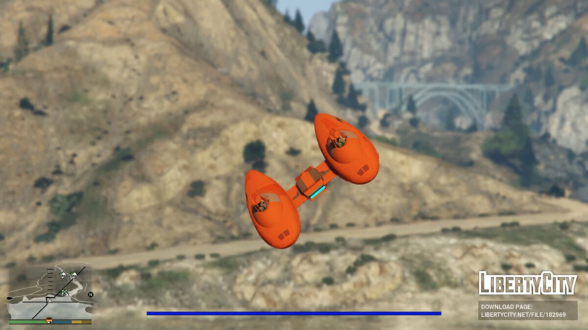 Star Wars Twin Pod Cloud Car [Add-On] 0.1 / GTA 5
