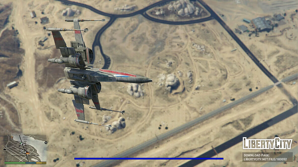Star Wars X-wing T-70 [Add-On] 0.1 / GTA 5