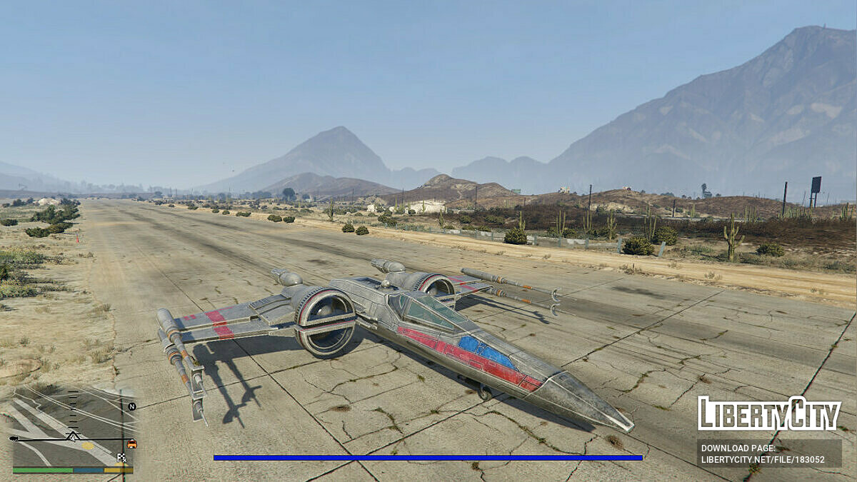 Star Wars X-wing T-70 [Add-On] 0.1 для GTA 5 - Картинка #1