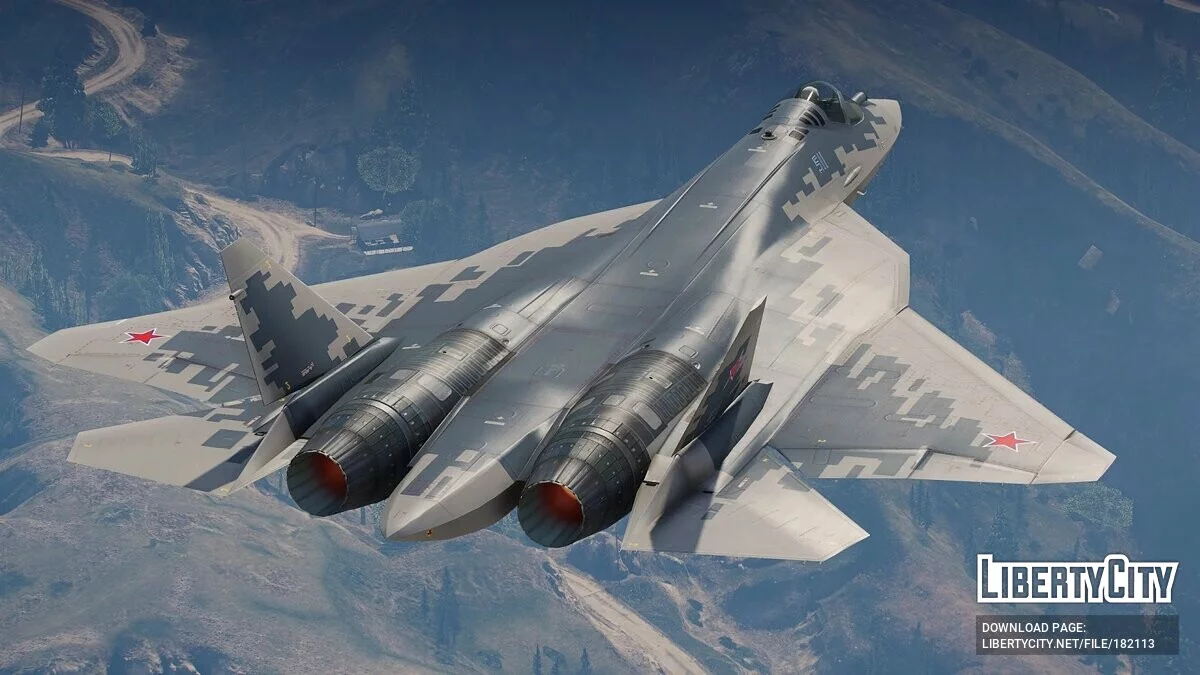 Su-57 Felon / T-50 PAK FA [Add-On] 1.0 / GTA 5