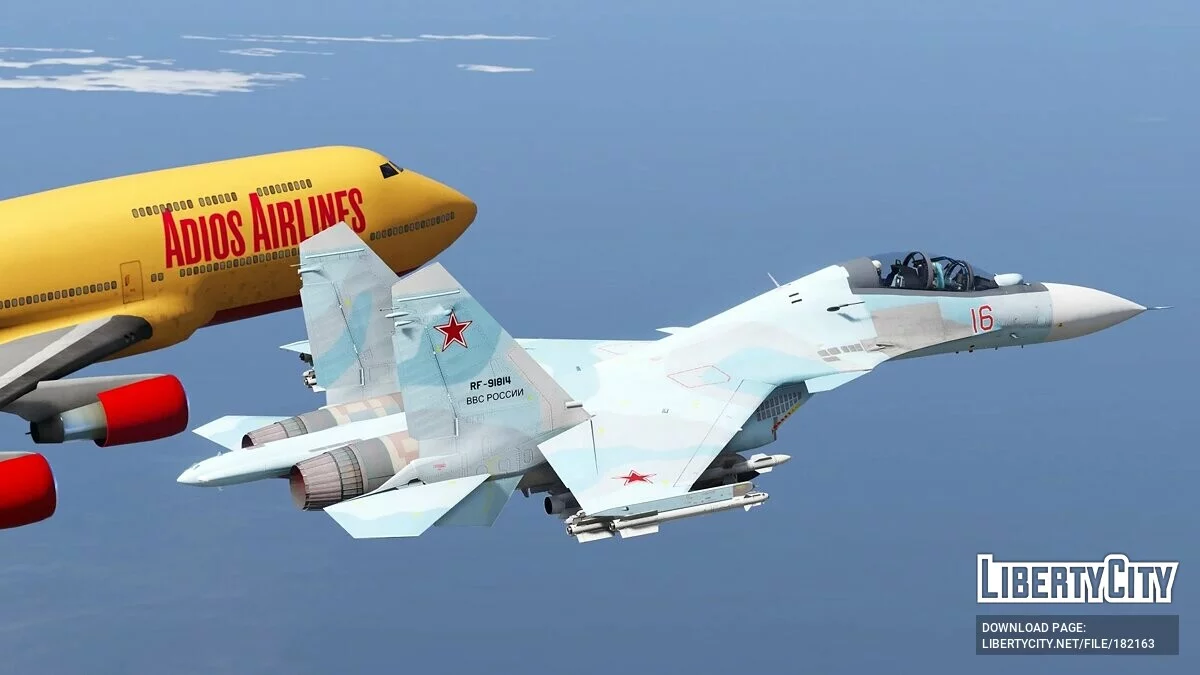 Sukhoi Su-30SM Flanker-H [Add-On] 1.0 / GTA 5