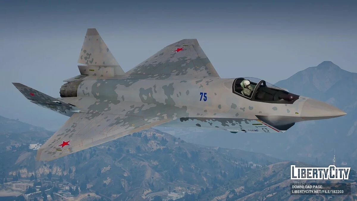 Sukhoi Su-75 Checkmate [Add-On] 1.0 / GTA 5