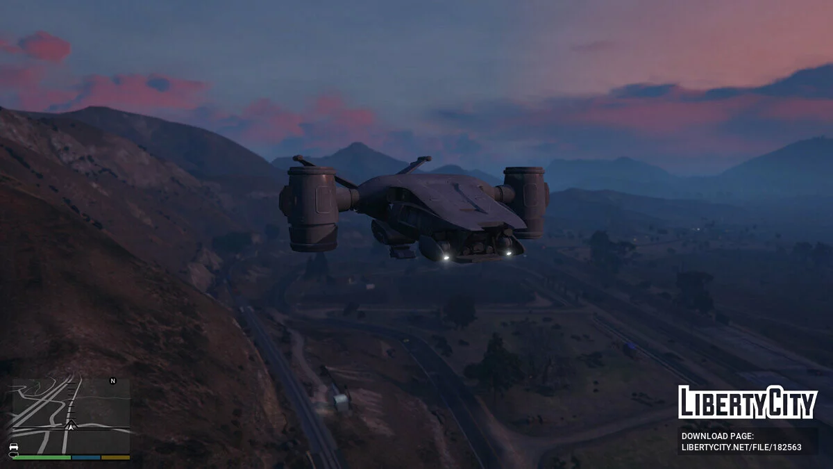 Terminator 2 Aerial Hunter Killer [Add-On] 0.3 / GTA 5