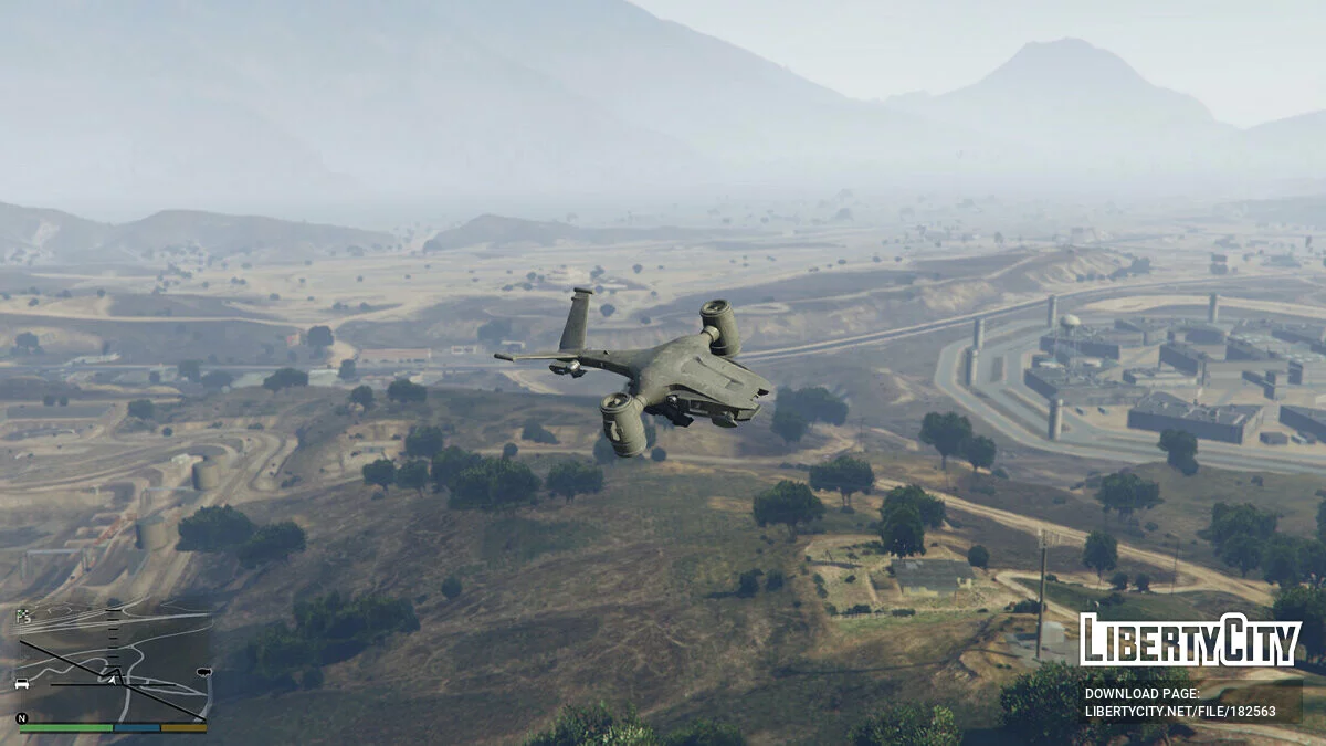 Terminator 2 Aerial Hunter Killer [Add-On] 0.3 / GTA 5