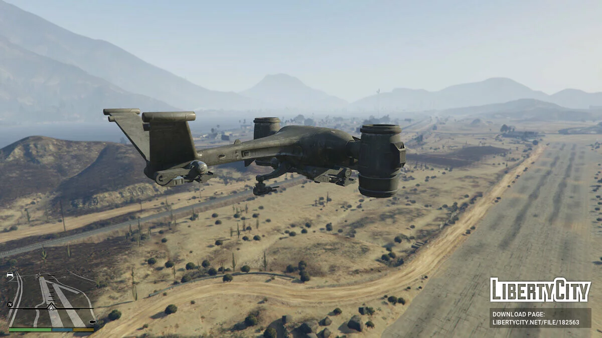 Terminator 2 Aerial Hunter Killer [Add-On] 0.3 / GTA 5