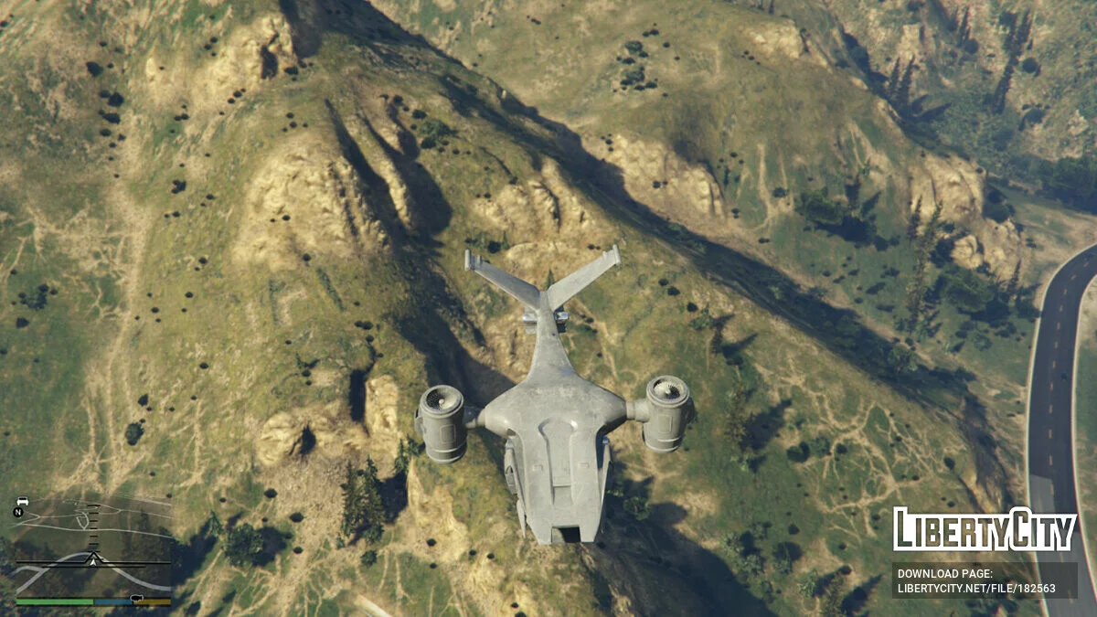 Terminator 2 Aerial Hunter Killer [Add-On] 0.3 / GTA 5