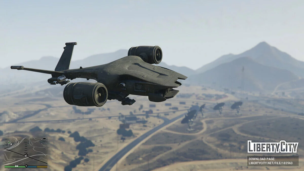 Terminator 2 Aerial Hunter Killer [Add-On] 0.3 / GTA 5