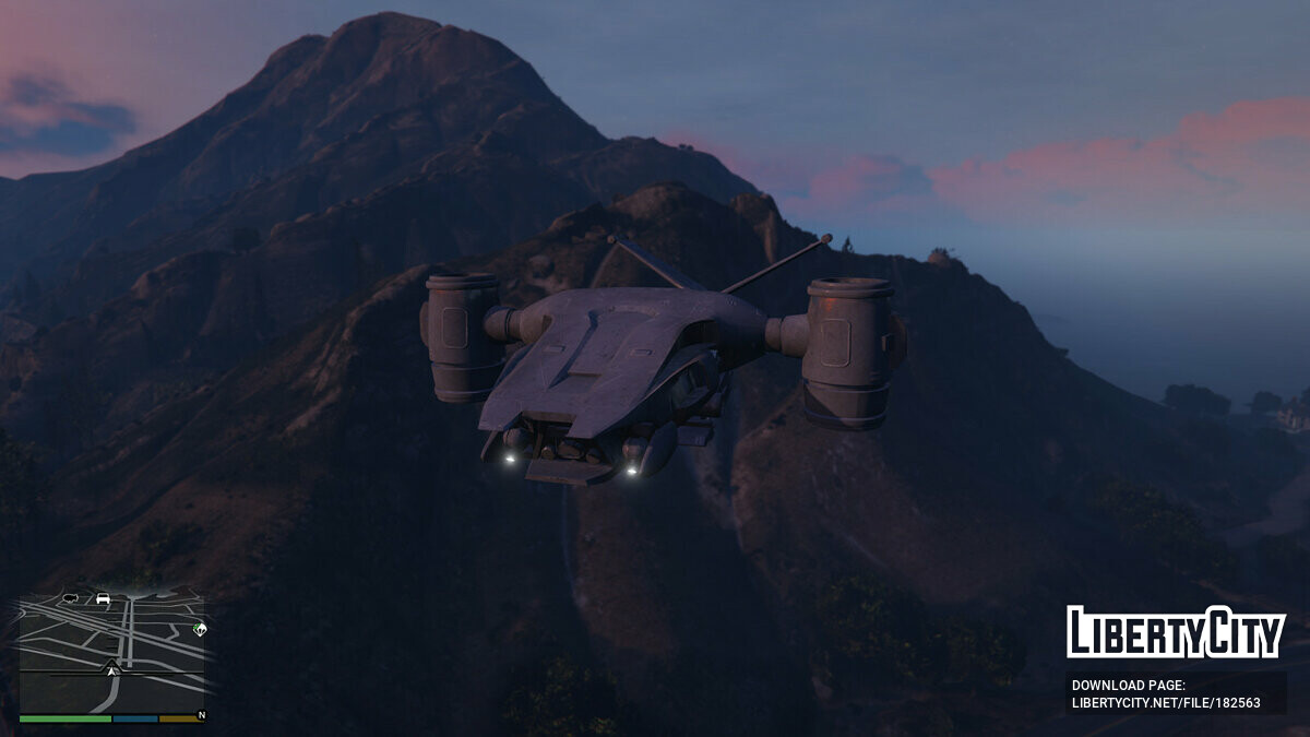 Скачать Terminator 2 Aerial Hunter Killer [Add-On] 0.3 для GTA 5