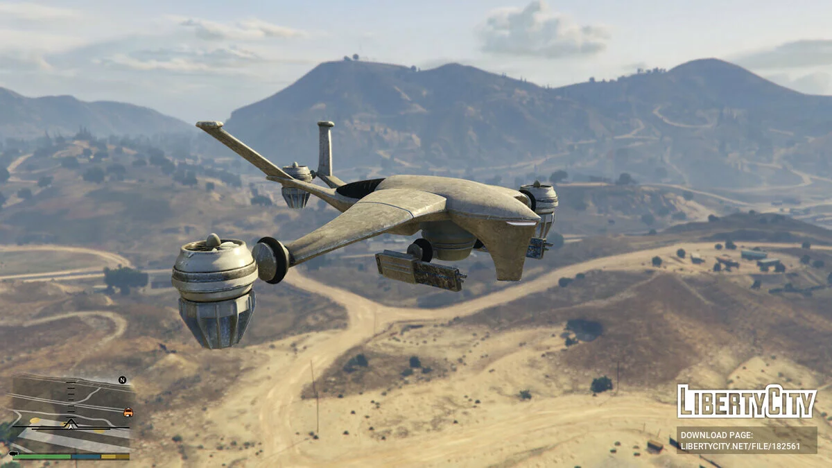 Terminator 3 Aerial Hunter Killer [Add-On] 0.1 / GTA 5