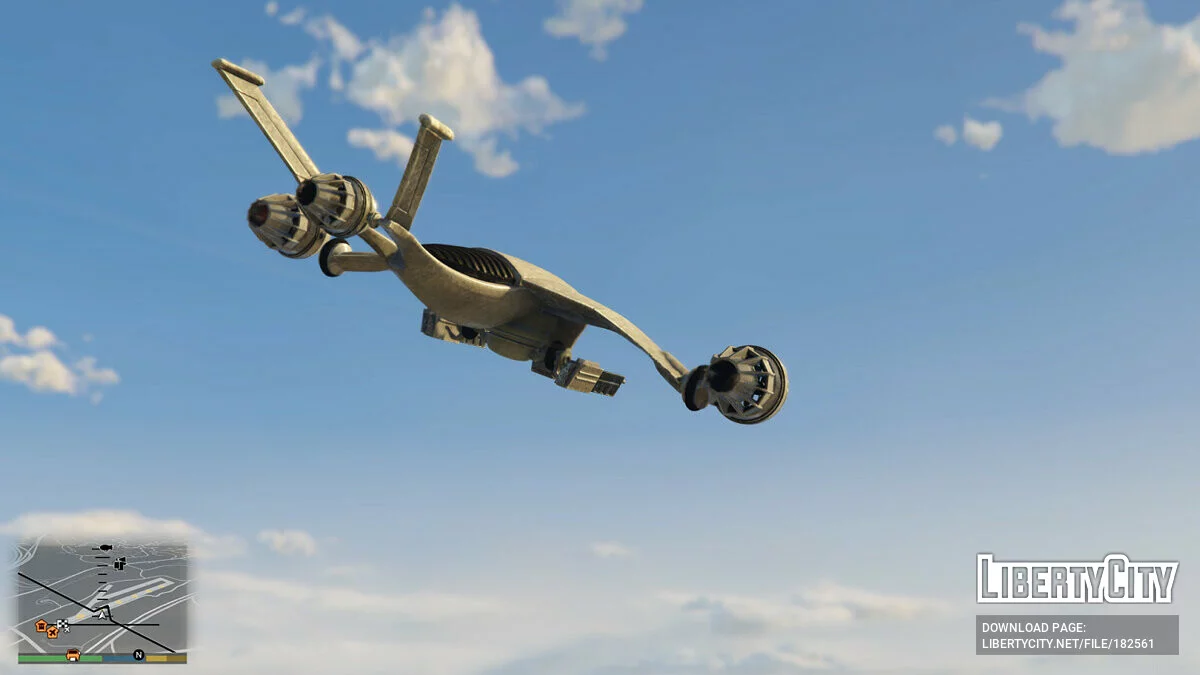 Terminator 3 Aerial Hunter Killer [Add-On] 0.1 / GTA 5