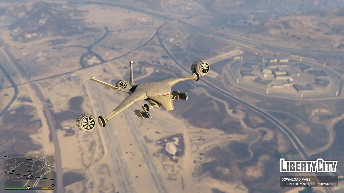 Terminator 3 Aerial Hunter Killer [Add-On] 0.1 / GTA 5