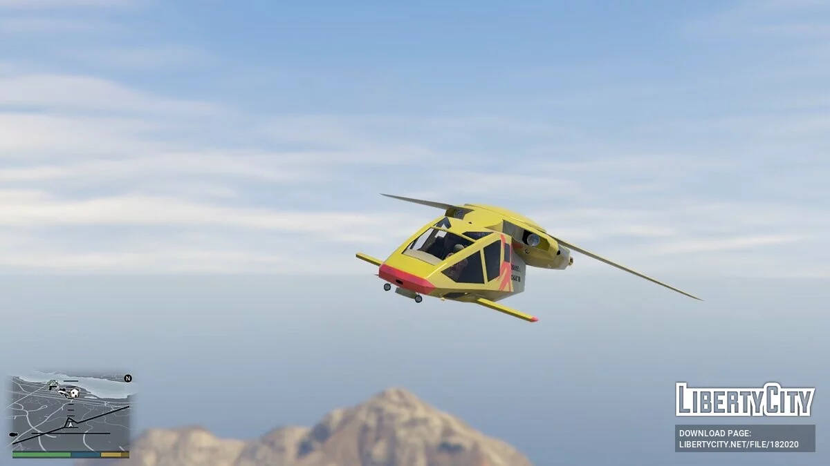 Whisper Craft из фильма «Шестой день» [Add-On | VehFuncs V] 0.2 / GTA 5