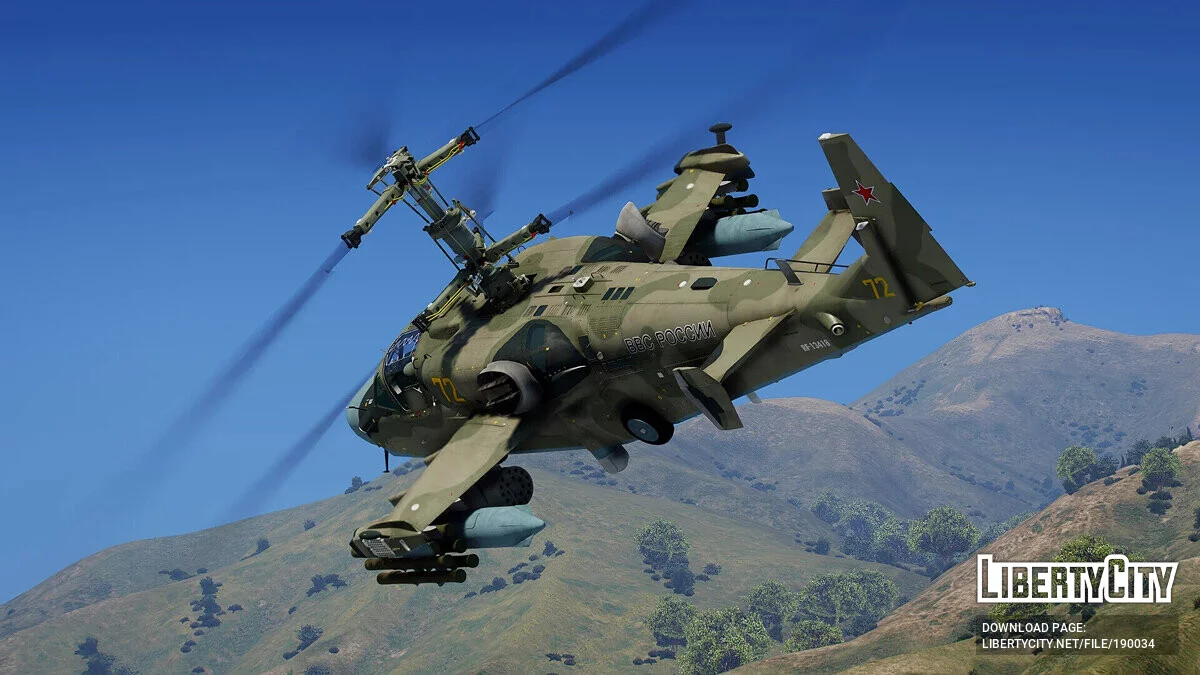 KA-52 Hokum-B [Add-On] 1.0 / GTA 5