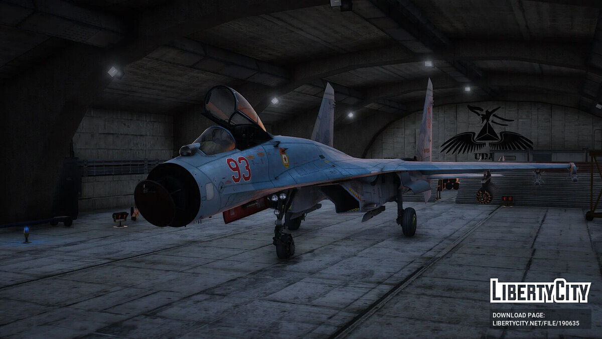 Скачать Su-27 Flanker [Add-On] 1.0 для GTA 5