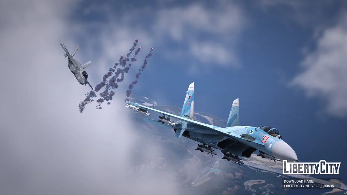 Su-27 Flanker [Add-On] 1.0 / GTA 5