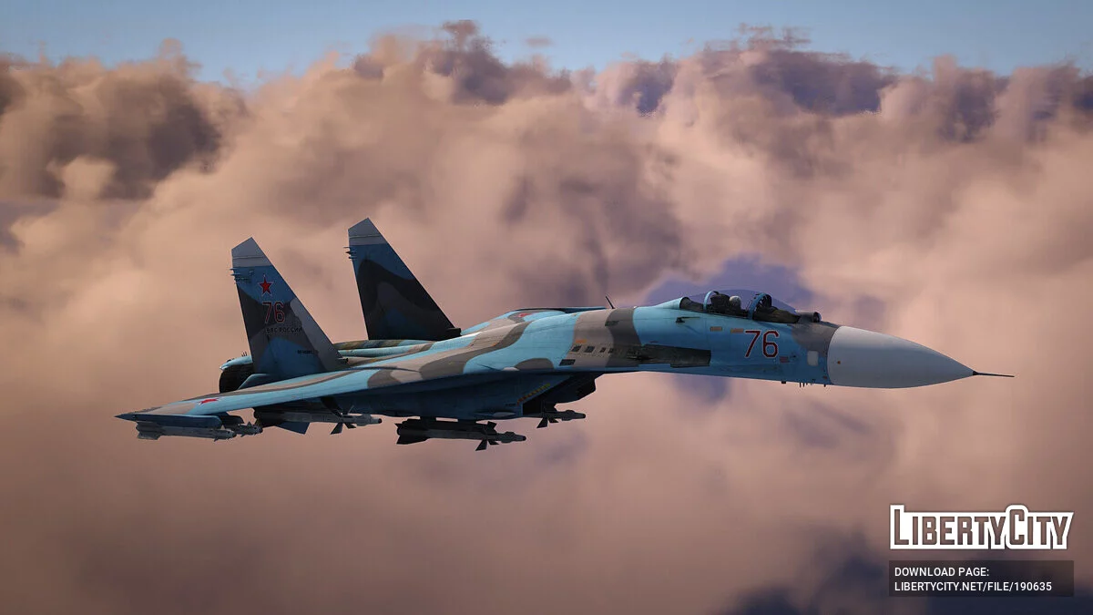 Su-27 Flanker [Add-On] 1.0 / GTA 5
