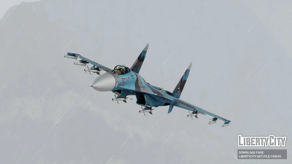 Su-27 Flanker [Add-On] 1.0 / GTA 5