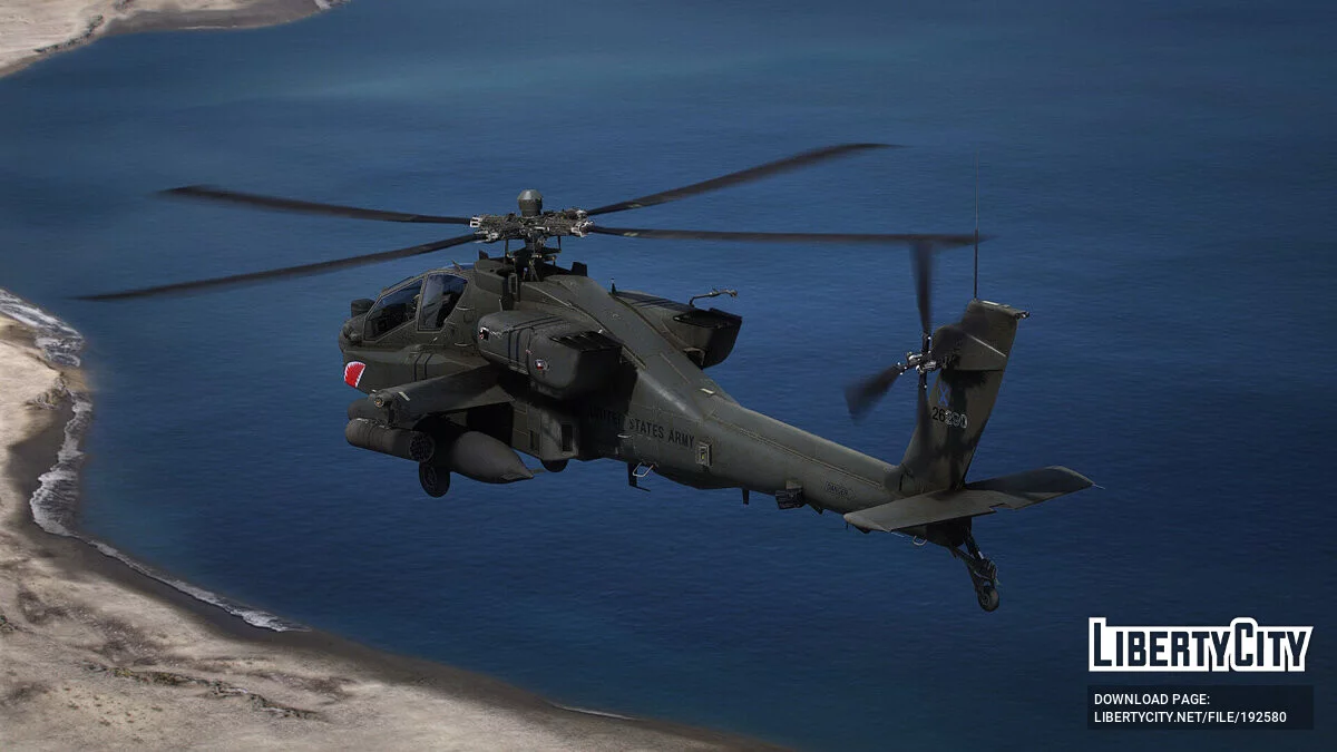 AH-64E Apache Guardian [Add-On | LODs] 1.1 / GTA 5