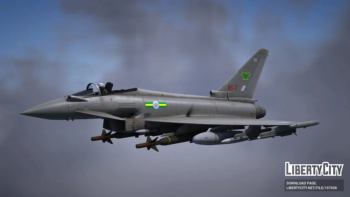 Eurofighter Typhoon FGR.4 Royal Air Force / GTA 5