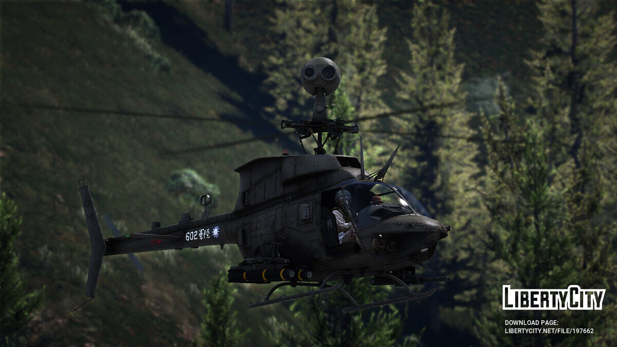 Скачать OH-58D Kiowa Warrior для GTA 5