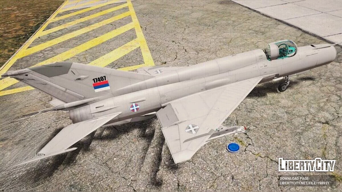 МиГ 21 - Армия Сербии / GTA 5
