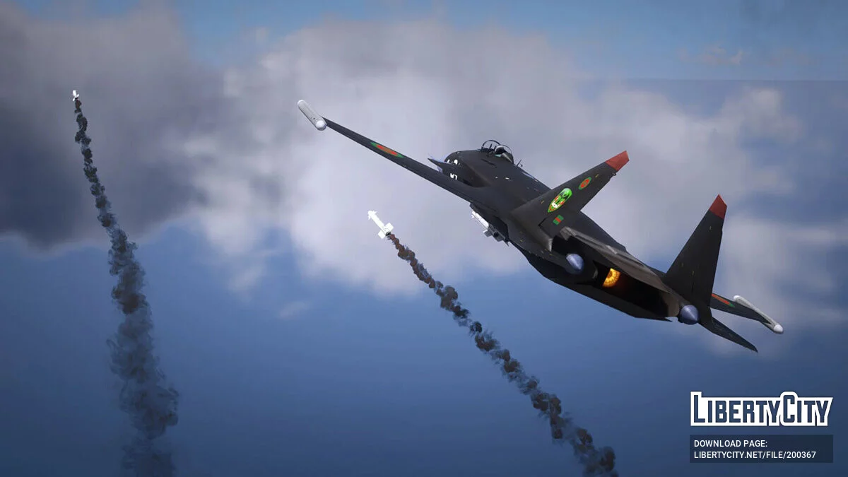 Sukhoi S-32 Golden Eagle [Add-On | VehFuncs V] 1.0 / GTA 5