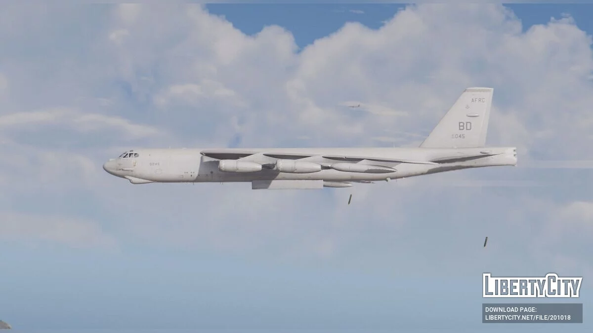 Тяжёлый бомбардировщик Boeing B-52H Stratofortress [Add-On] / GTA 5