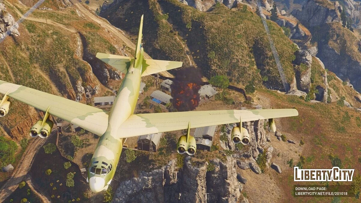 Тяжёлый бомбардировщик Boeing B-52H Stratofortress [Add-On] / GTA 5