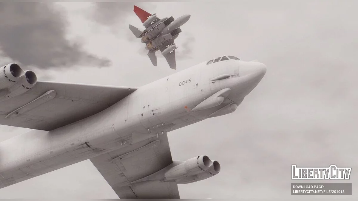 Тяжёлый бомбардировщик Boeing B-52H Stratofortress [Add-On] / GTA 5