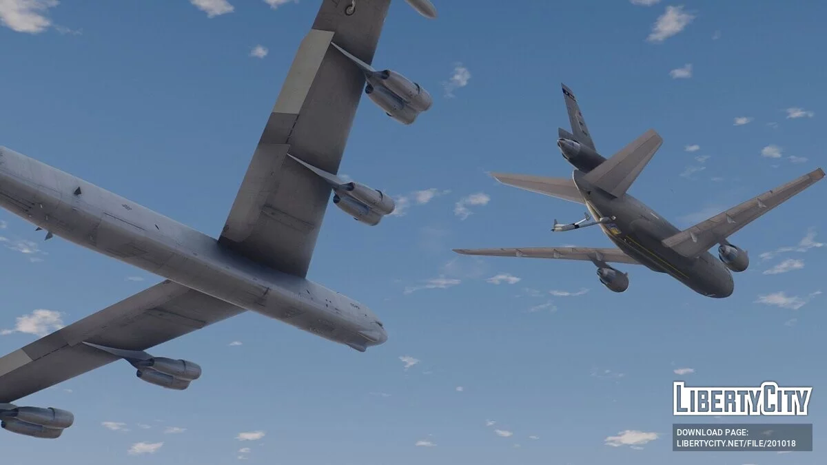 Тяжёлый бомбардировщик Boeing B-52H Stratofortress [Add-On] / GTA 5