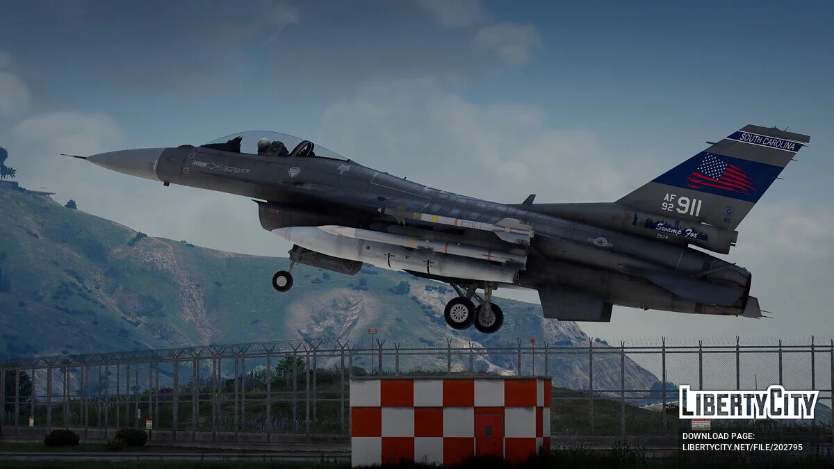 F-16C Fighting Falcon [Add-On] 1.1 / GTA 5