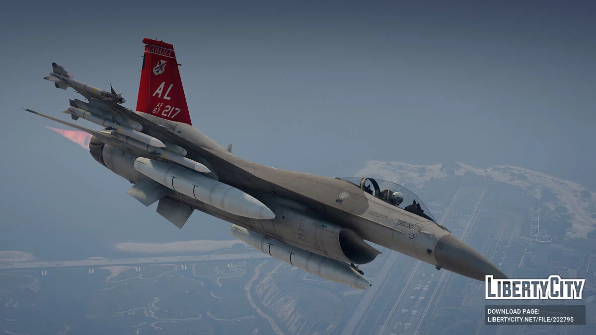 F-16C Fighting Falcon [Add-On] 1.1 / GTA 5
