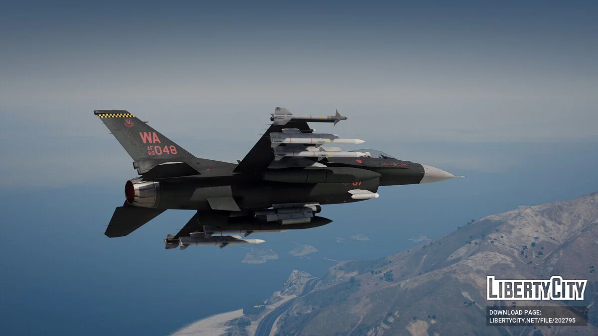 F-16C Fighting Falcon [Add-On] 1.1 / GTA 5