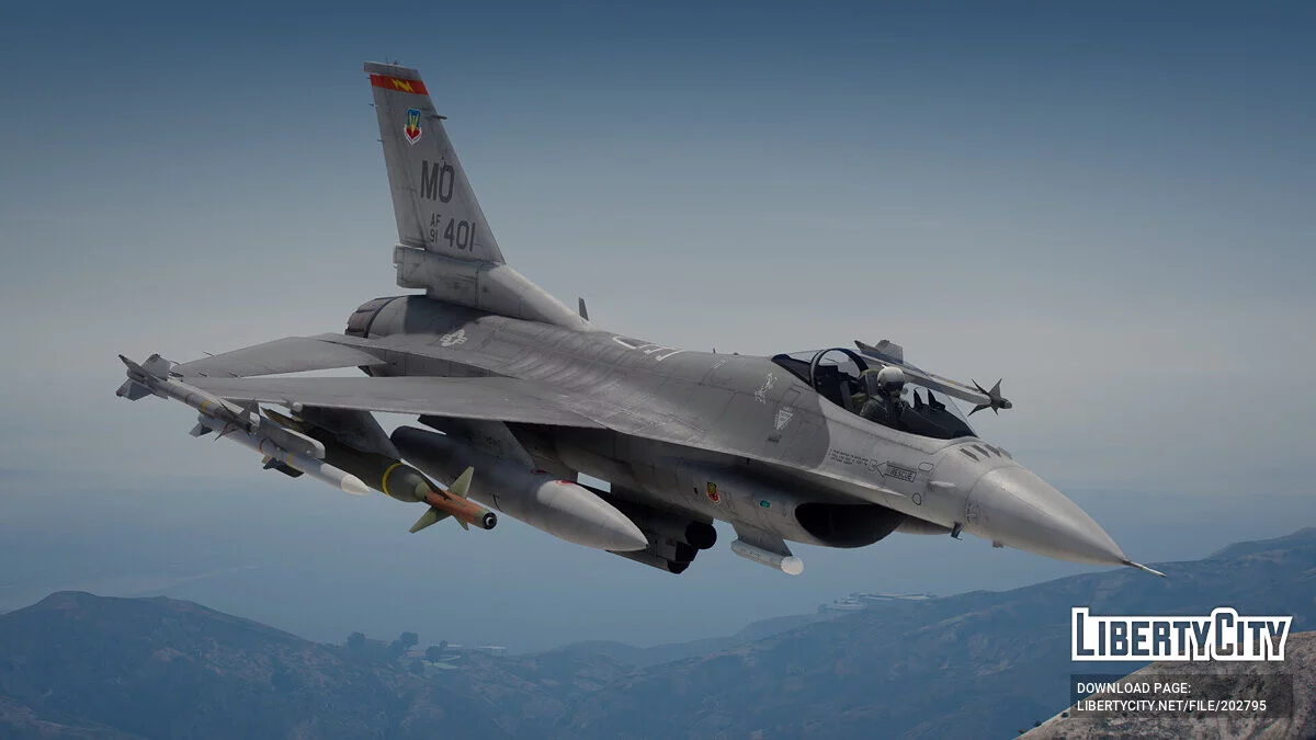 F-16C Fighting Falcon [Add-On] 1.1 / GTA 5