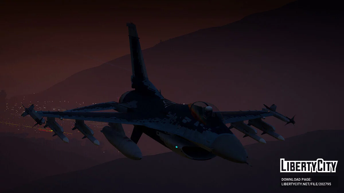 F-16C Fighting Falcon [Add-On] 1.1 / GTA 5