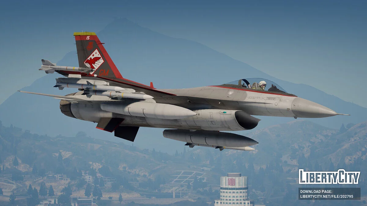 F-16C Fighting Falcon [Add-On] 1.1 / GTA 5