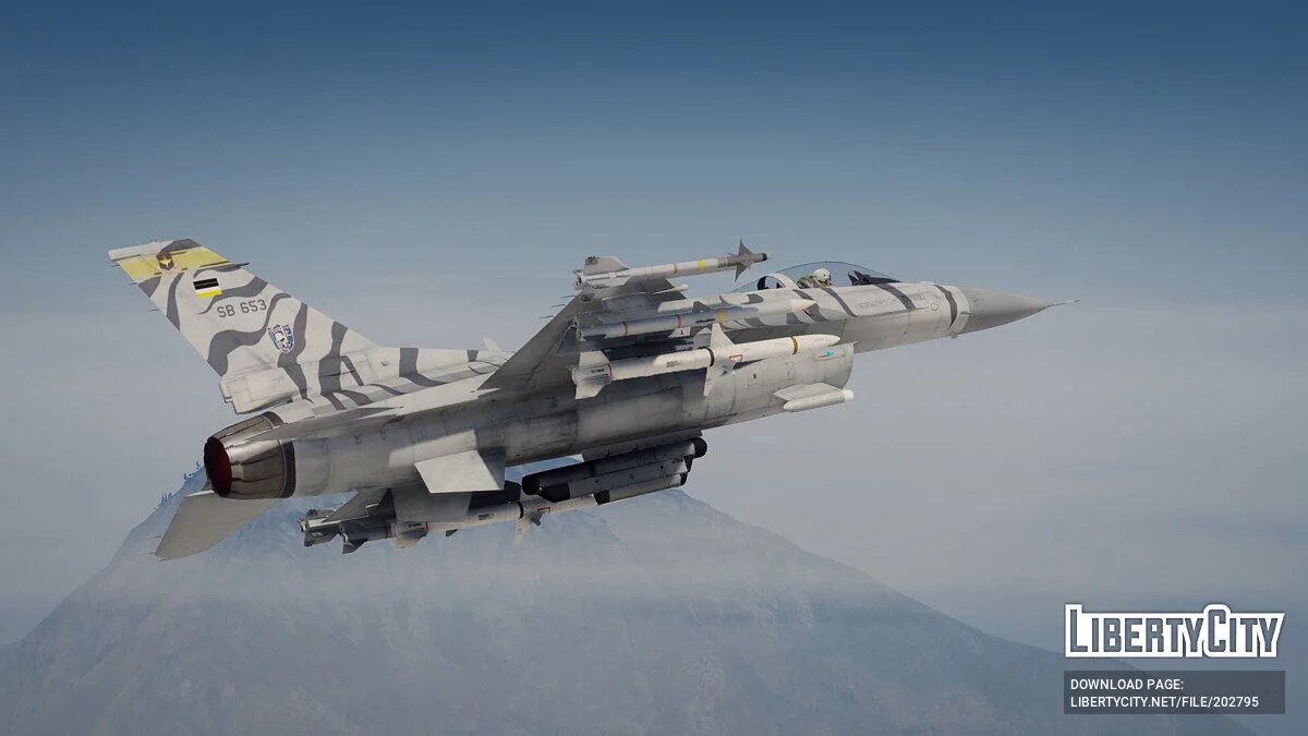 F-16C Fighting Falcon [Add-On] 1.1 / GTA 5