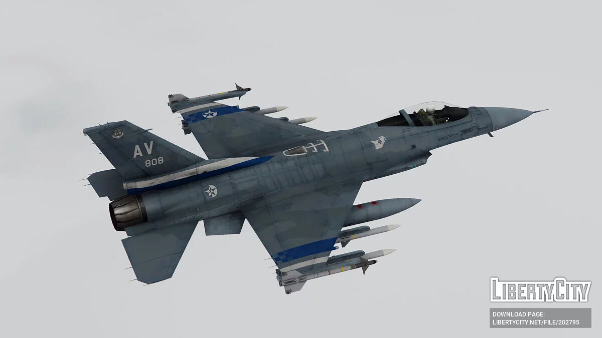 F-16C Fighting Falcon [Add-On] 1.1 / GTA 5