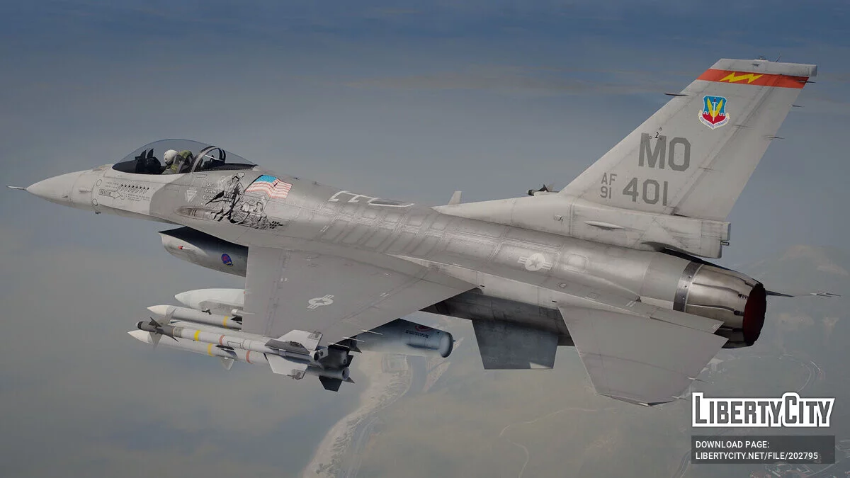 F-16C Fighting Falcon [Add-On] 1.1 / GTA 5