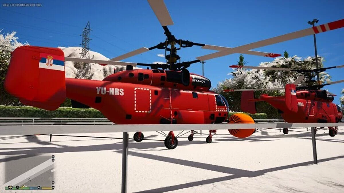 Ka-32 - Пожарный Департамент Сербии / GTA 5